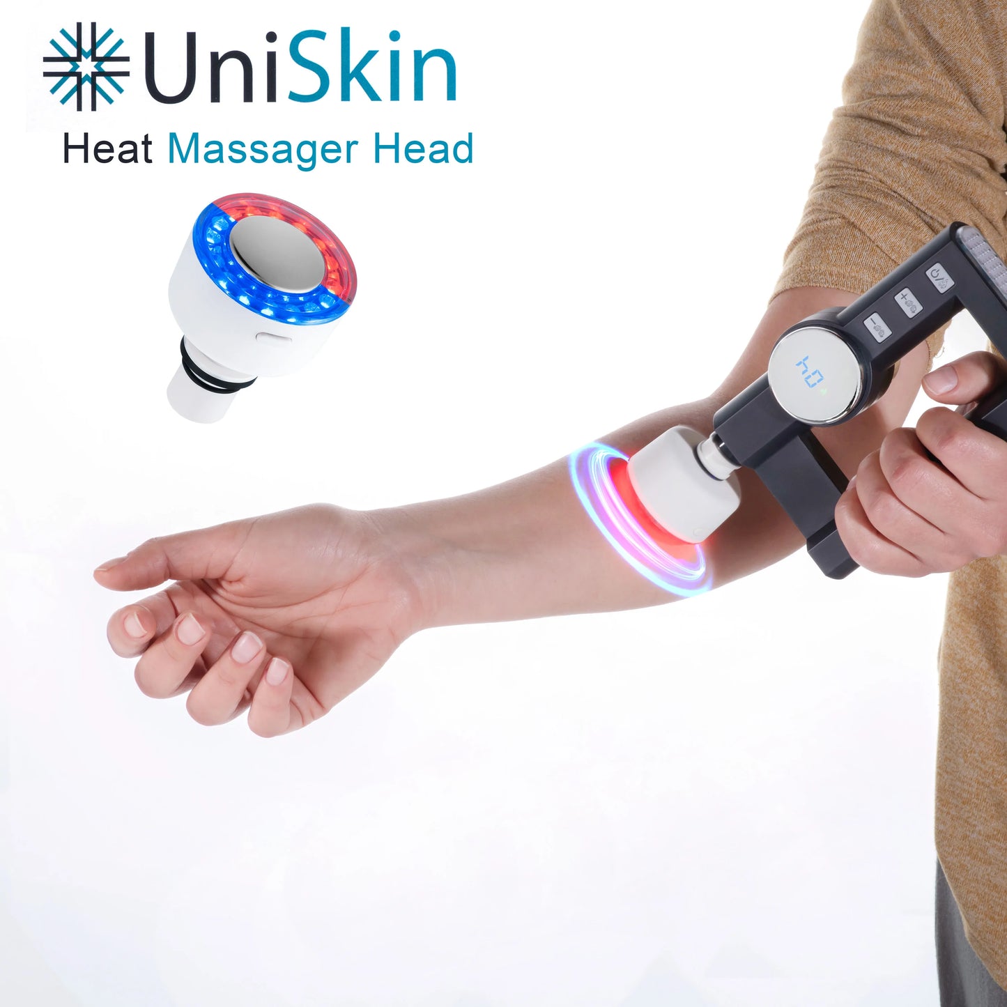 Red Blue Light Therapy for treating wrinkles, redness, acne, scars and other signs of aging